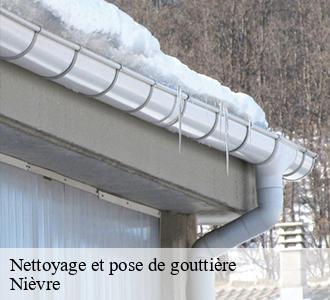 Nettoyage et pose de gouttière Nièvre 