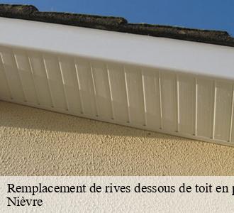 Remplacement de rives dessous de toit en pvc Nièvre 