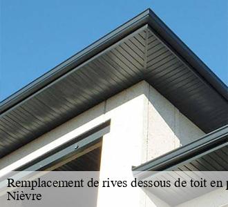 Remplacement de rives dessous de toit en pvc Nièvre 