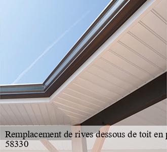 Remplacement de rives dessous de toit en pvc