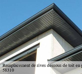 Remplacement de rives dessous de toit en pvc  58310