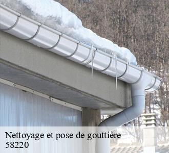 Nettoyage et pose de gouttière  58220