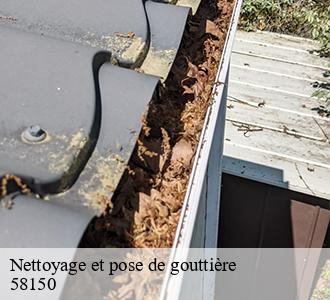 Nettoyage et pose de gouttière